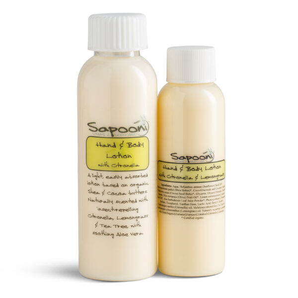 body lotion with citronella & lemongrass