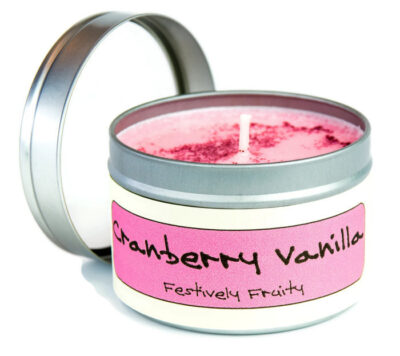 cranberry vanilla candle