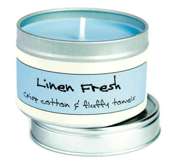 linen fresh candle